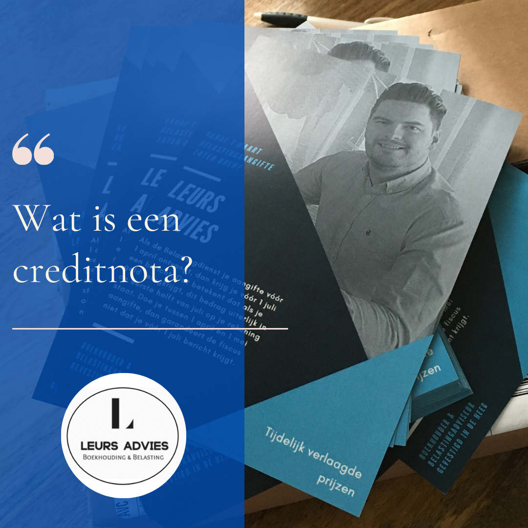 Wat is een creditnota?