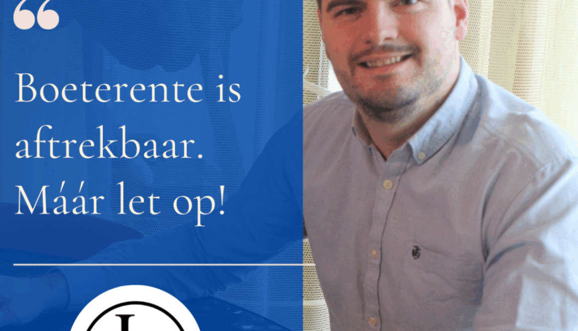 Aftrekbare boeterente