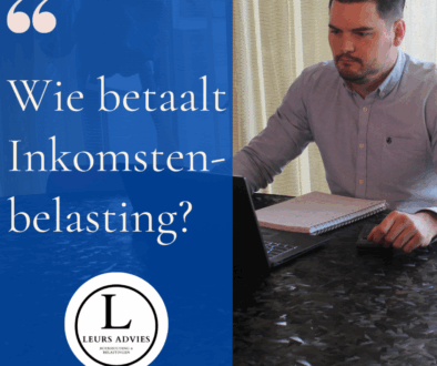 Wie betaalt Inkomstenbelasting
